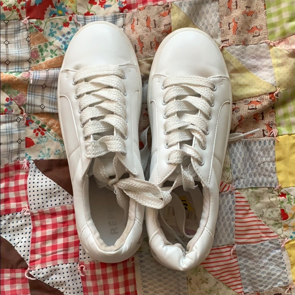 White sneakers